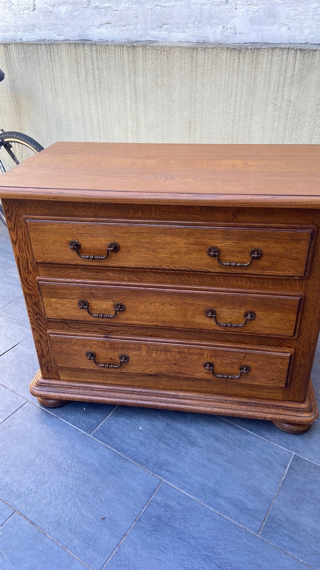 Commode en chêne, Huis en Inrichting, Kasten | Ladekasten, Ophalen, Zo goed als nieuw, Eikenhout