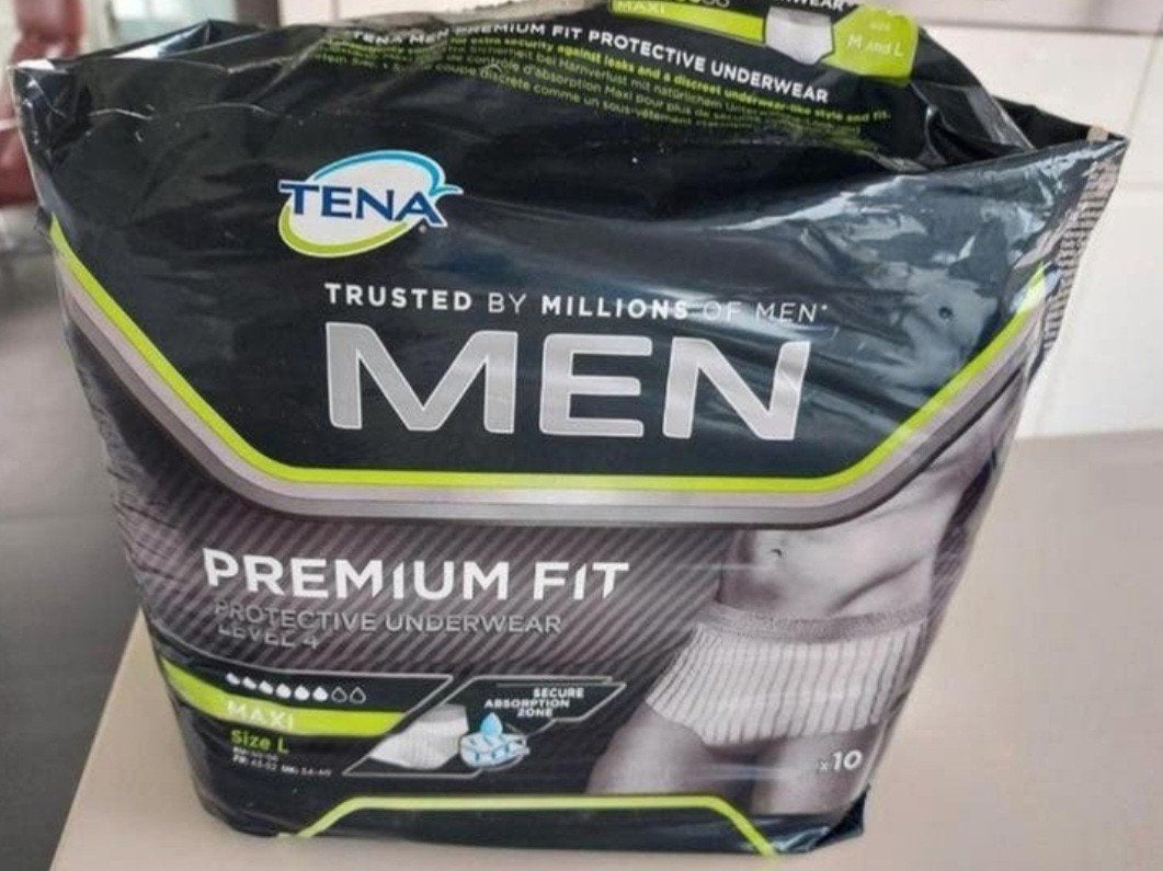 slips d'incontinence TENA pour homme taille L avec 9 pièces, Divers, Enlèvement ou Envoi, Neuf