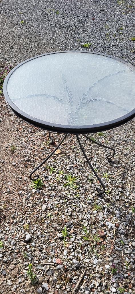 Table en verre, Enlèvement, Utilisé, Verre