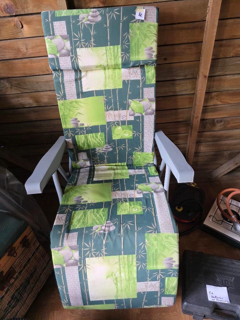 fauteuil pliant, Enlèvement, Utilisé, Synthétique, Pliant