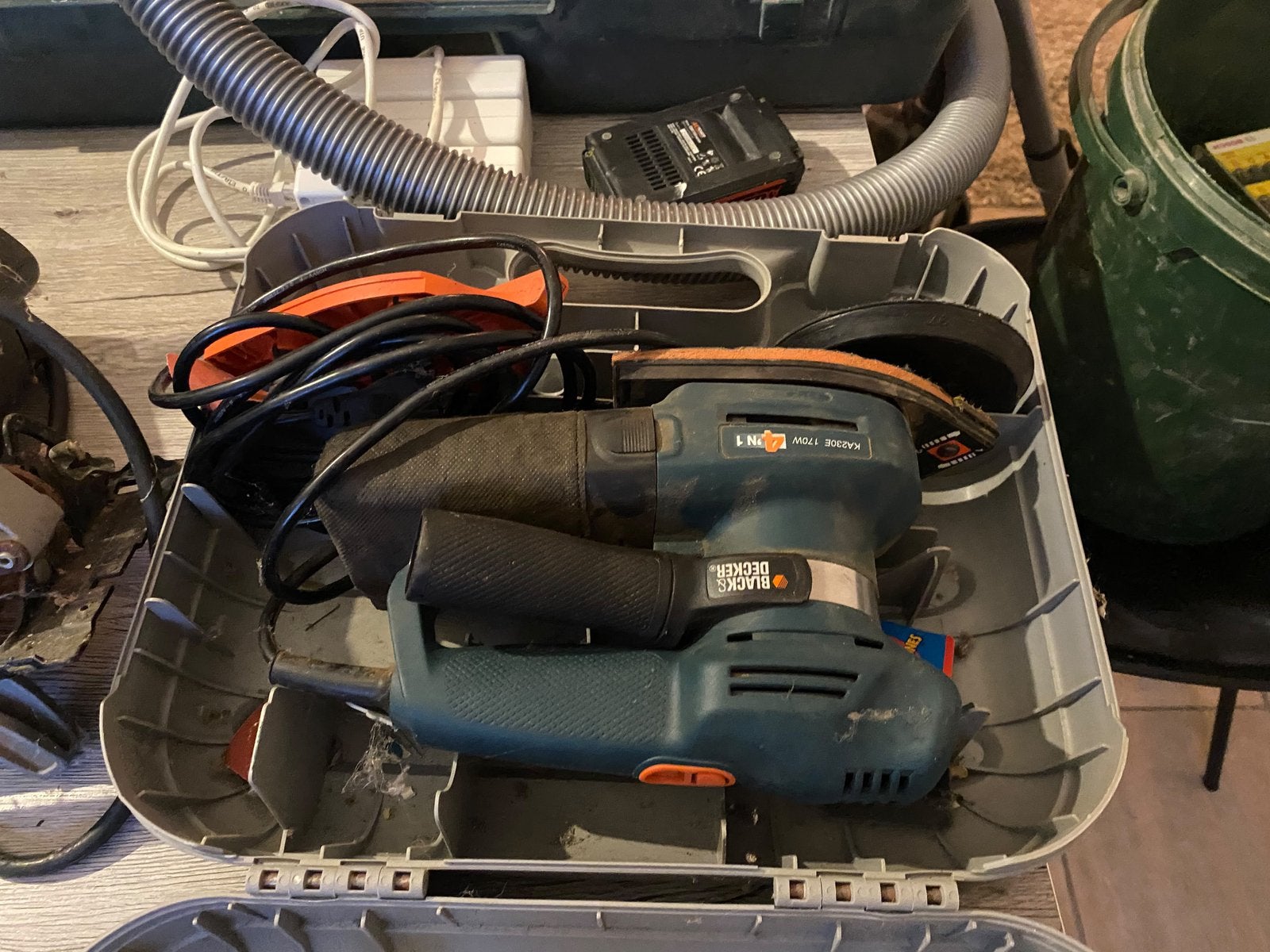 Lot werkmateriaal te koop wegens scheiding, Ophalen, Zo goed als nieuw