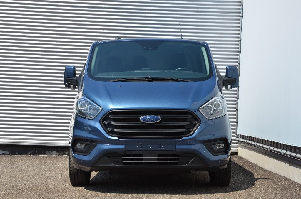 Ford Transit Custom-L1-Automaat-GPS-Camera-Carplay-20650+BTW, Auto's, Stof, 1995 cc, Euro 6, Blauw