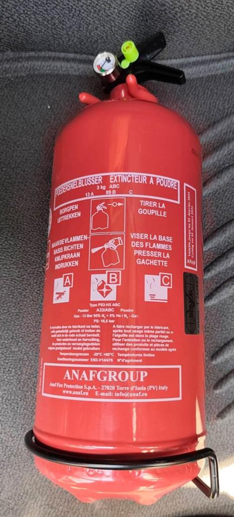 Extincteur de 3 kilos validité 2031, Huis en Inrichting, Brandblussers en Brandkasten, Ophalen, Brandblusser