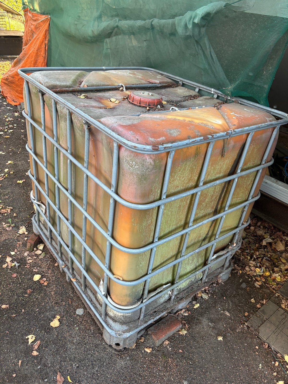 IBC container 1000 liter ijzeren onderstel, Doe-het-zelf en Bouw, Ophalen