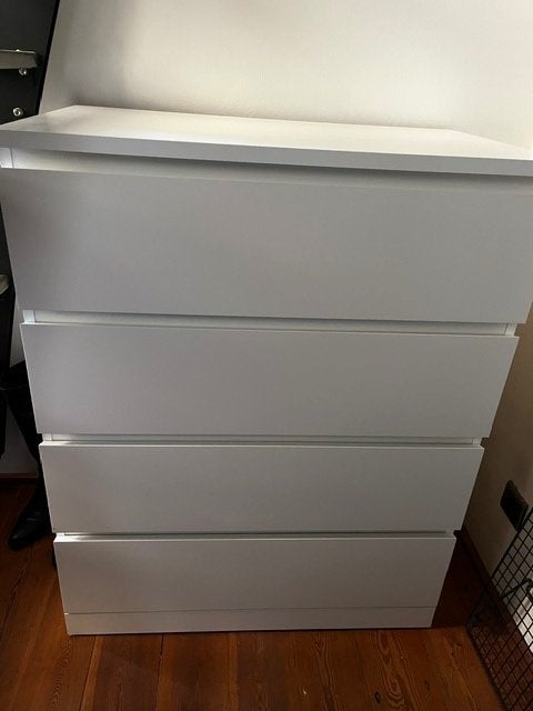 Commode Malm d'IKEA, Ophalen, Gebruikt, 100 tot 150 cm, 50 tot 100 cm