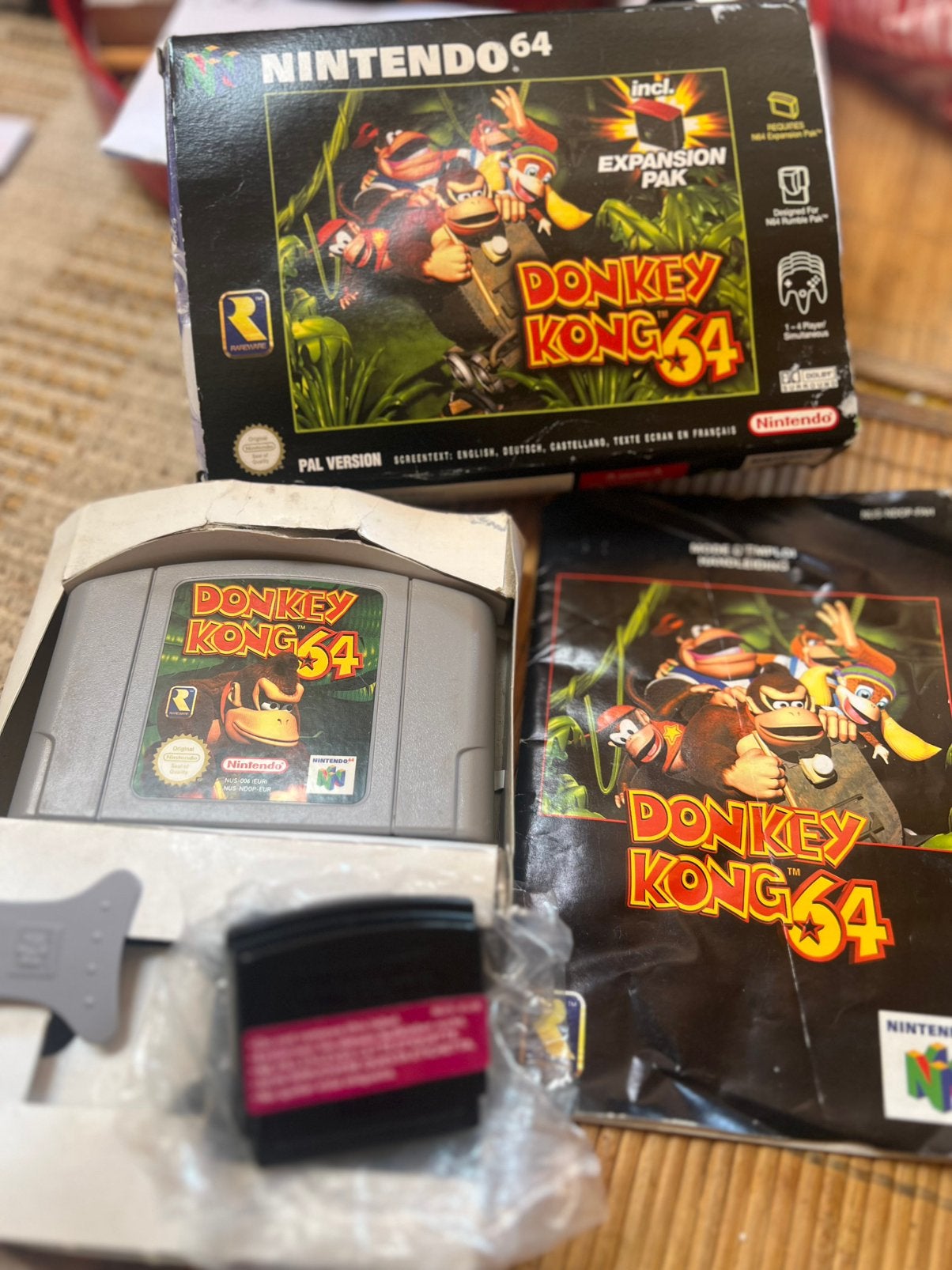 Jeu complet Nintendo 64 Donkey Kong 64, Ophalen, Zo goed als nieuw
