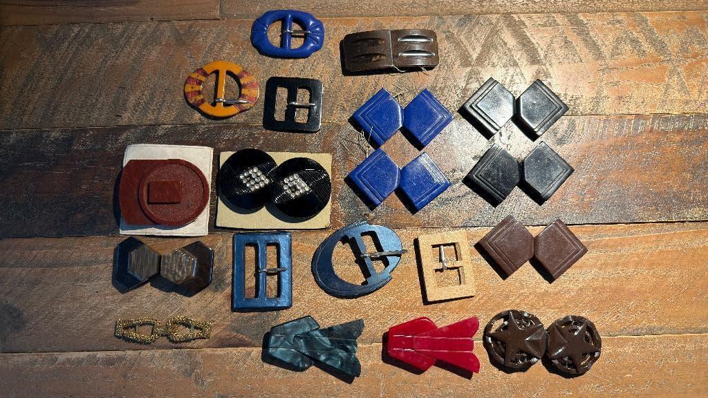 Unieke Partij Vintage Gespen, Ophalen of Verzenden, Zo goed als nieuw, Rits of Sluiting