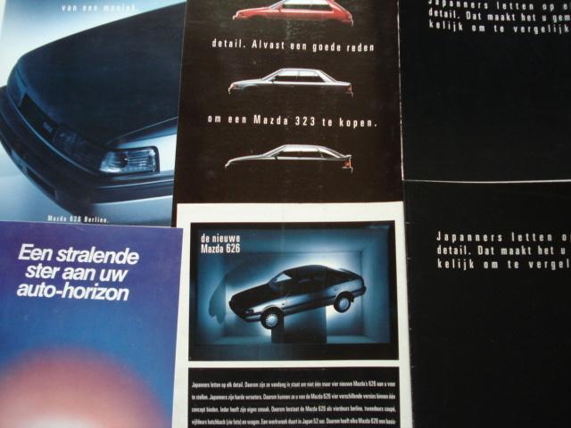 Mazda gamma/323/626 Brochure Catalogue Prospekt LOT van 23!, Livres, Autos | Brochures & Magazines, Utilisé, Mazda, Envoi