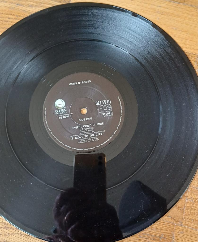 Vinyle Guns  N Roses Sweet Child O'Mine. Ed  1989 12", Enlèvement ou Envoi