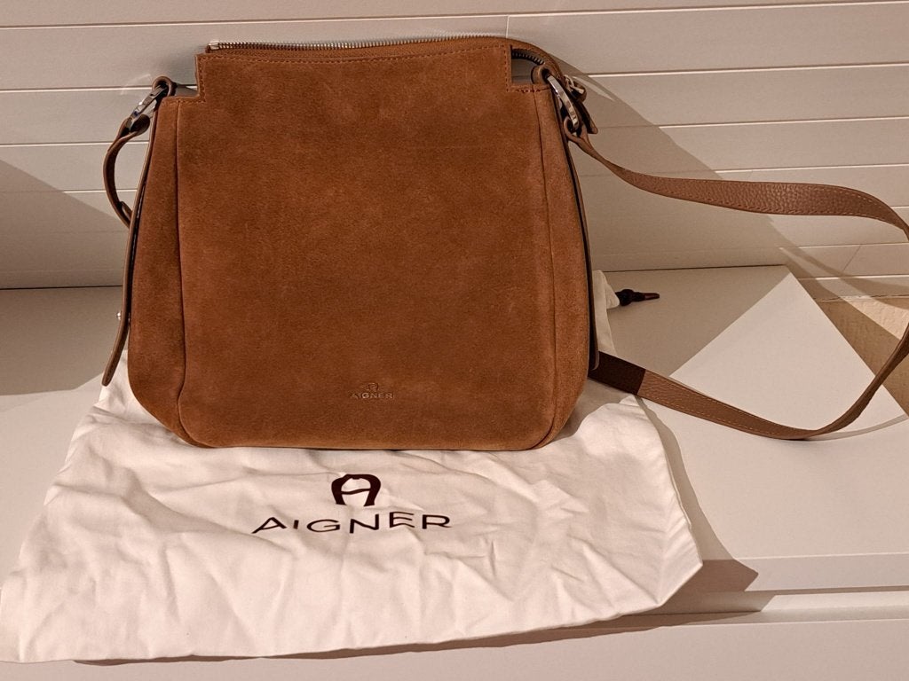Sac en bandoulière AIGNER - Neuf, Enlèvement, Neuf, Brun, Sac à main