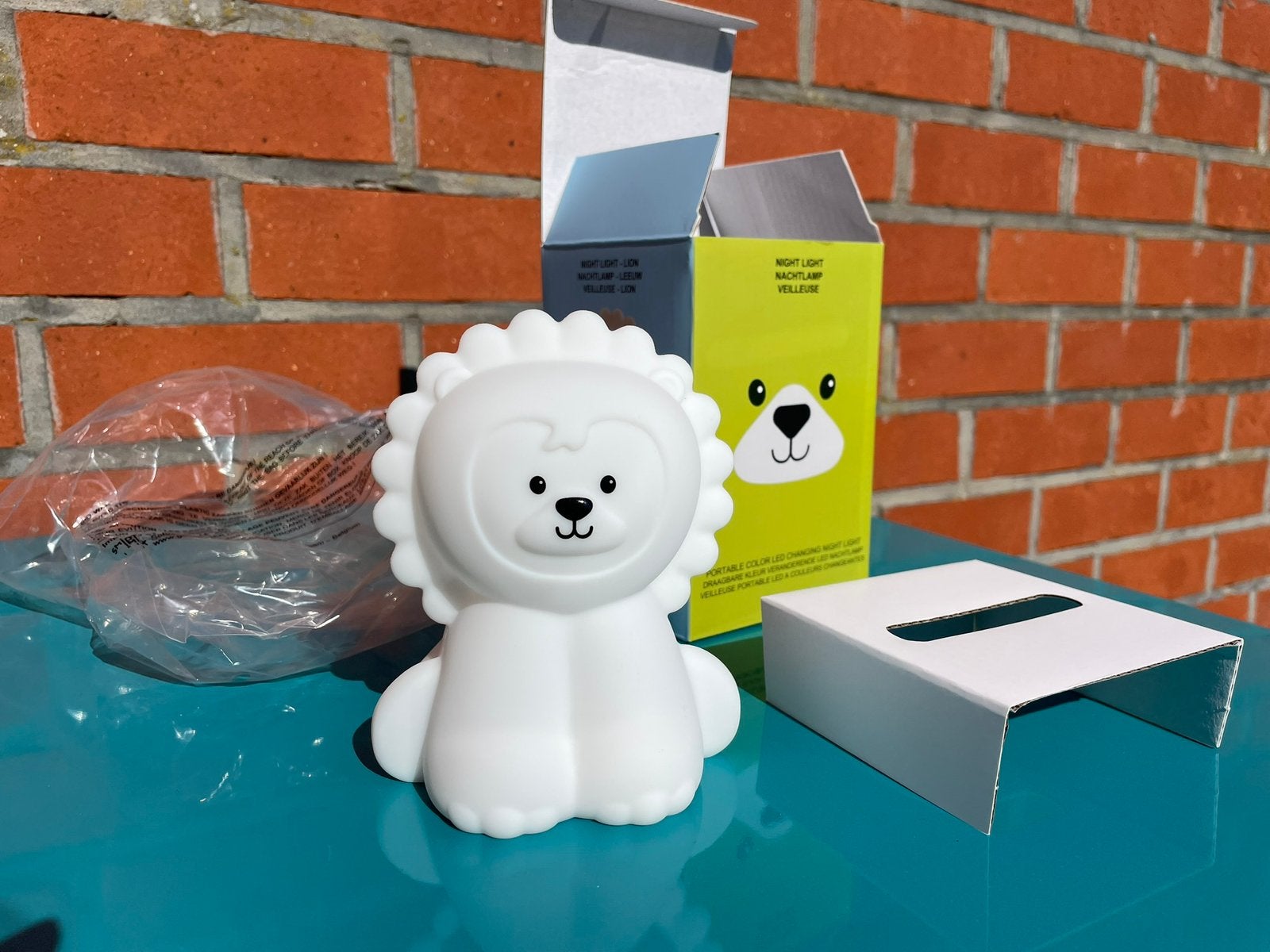 Nachtlampje silicone leeuw - nieuw!, Enfants & Bébés, Chambre d'enfant | Aménagement & Décoration, Enlèvement, Neuf, Lampe