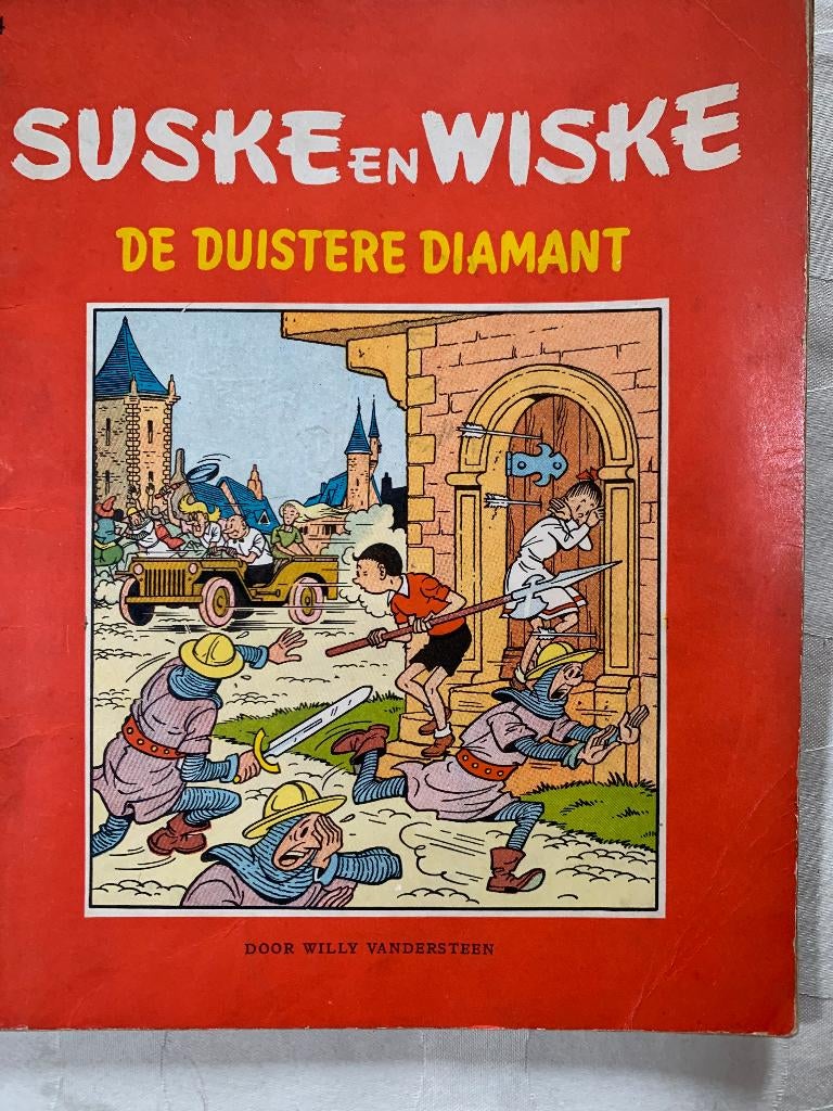 Strips  De duistere diamant, Antiek en Kunst, Ophalen