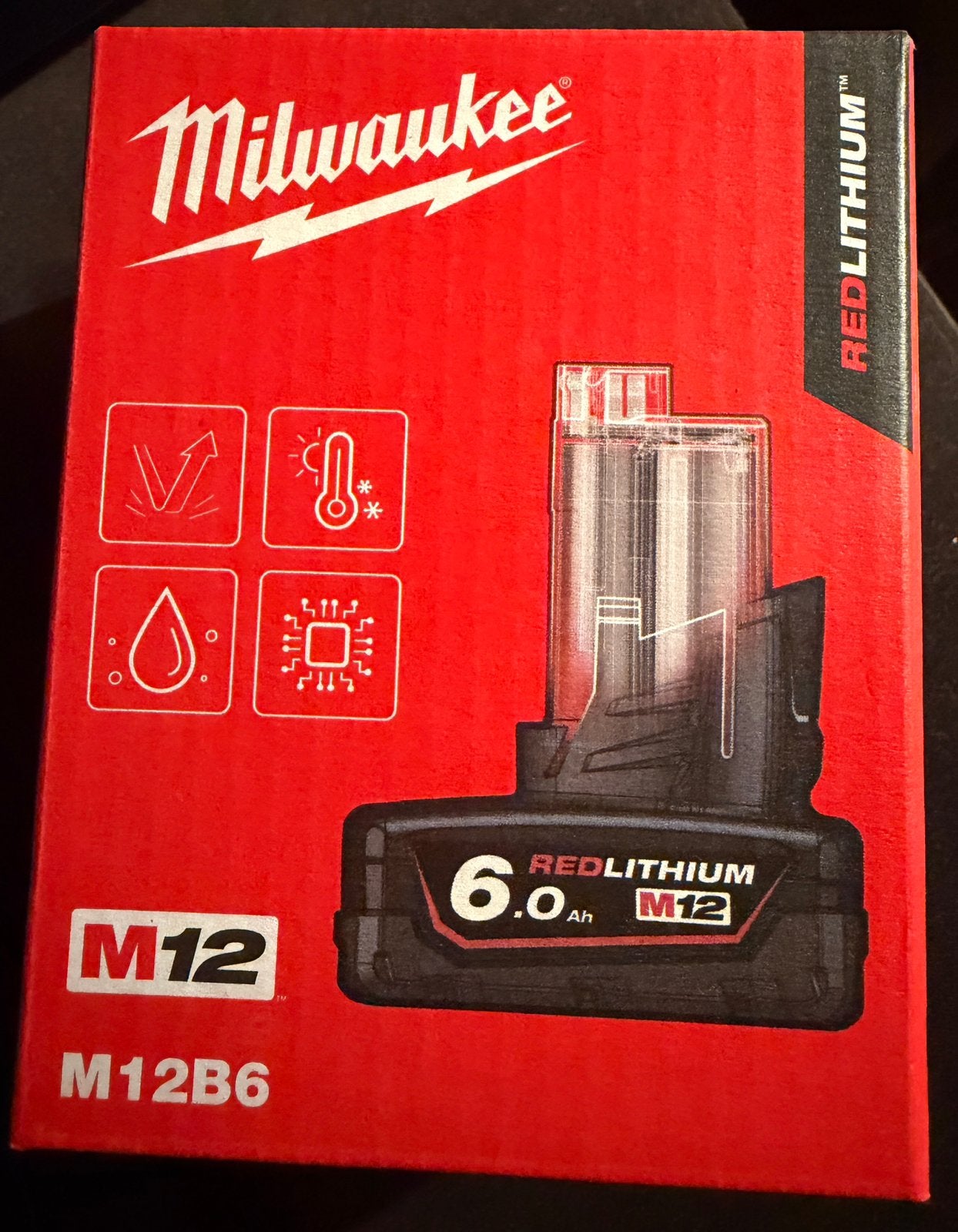 Milwaukee M12B6 accu NIEUW IN DE DOOS, Enlèvement ou Envoi, Neuf
