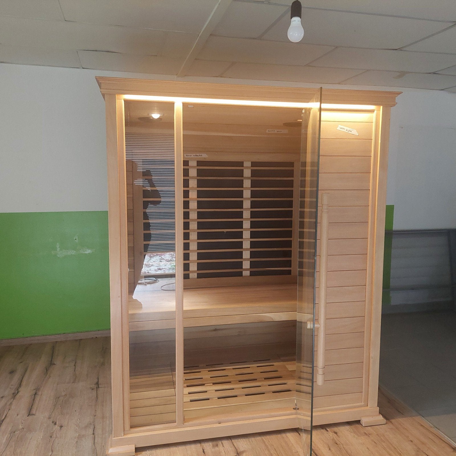 sunlighten infrarood kabine 2 personen, Ophalen, Gebruikt, Infrarood, Complete sauna