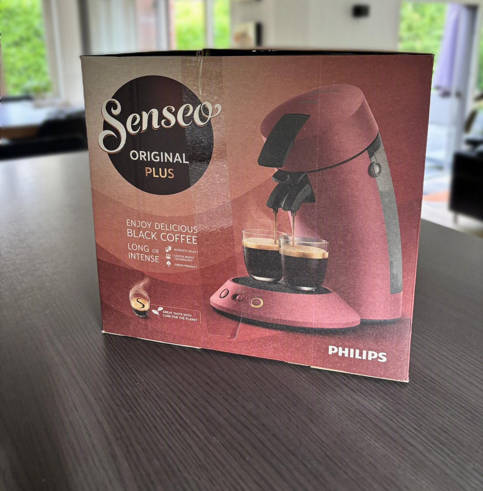 Senseo koffiepad rood, Electroménager, Cafetières, Comme neuf, Dosettes et capsules de café, Cafetière, Réservoir d'eau amovible