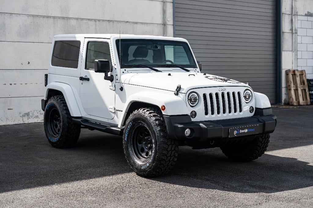 Wrangler Sahara 2.8 CRD-HardTop-Auto-Leder-Zetelverwarming, Auto's, Jeep, Automaat, Wit, Leder, Bedrijf