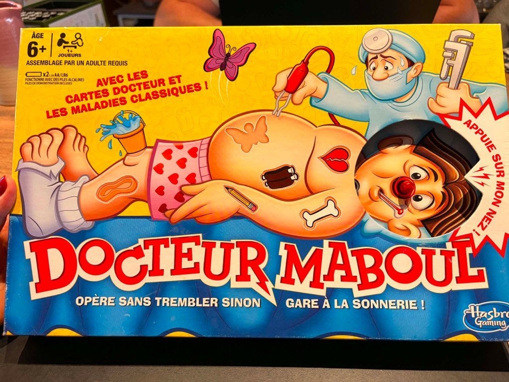 Jeu Docteur Maboul, 1 ou 2 joueurs, Enlèvement, Utilisé, HASBRO