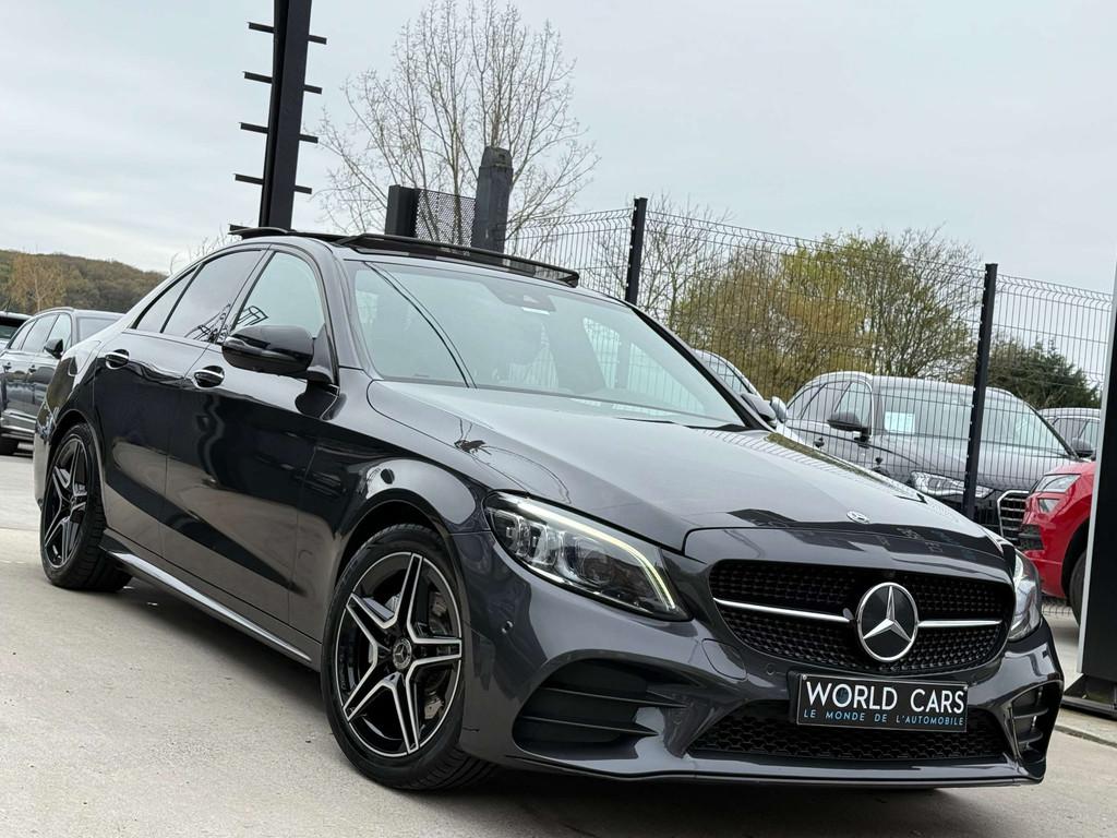 Mercedes-Benz C-Klasse 200 d PACK AMG TOIT PANO BURMESTER CA, Cuir, Argent ou Gris, Achat, Entreprise