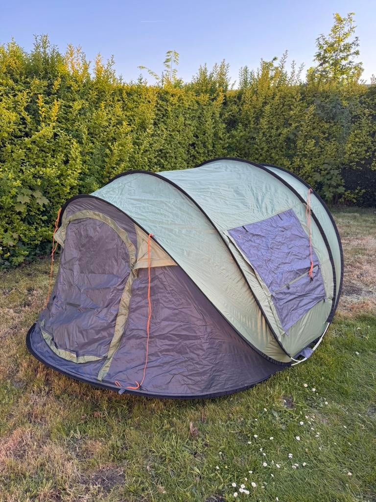 4-persoons pop-up tent, Caravans en Kamperen, Tenten, Ophalen, Zo goed als nieuw