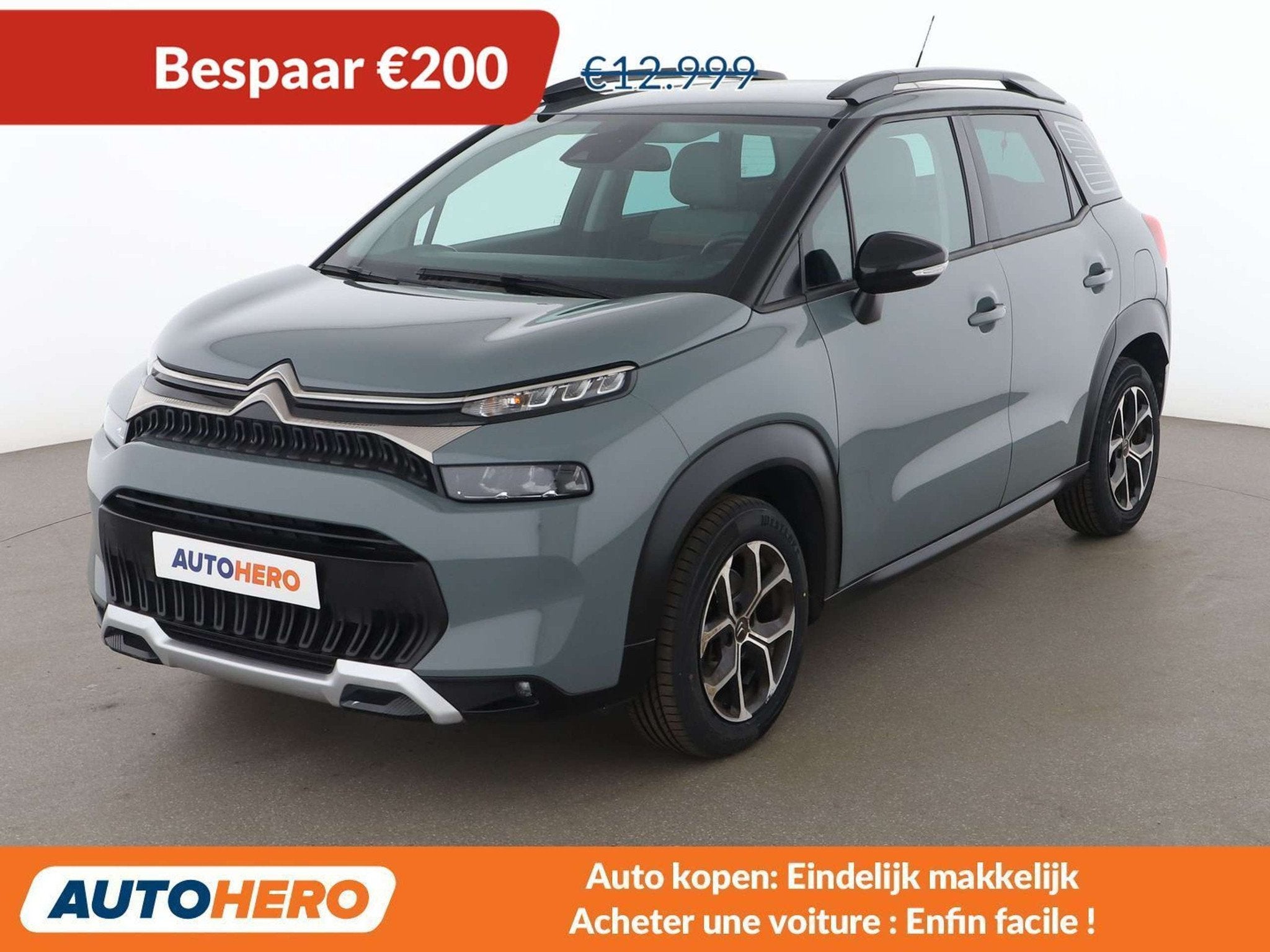 Citroën C3 Aircross 1.2 PureTech Shine, Autos, Argent ou Gris, Achat, Euro 6, Boîte manuelle