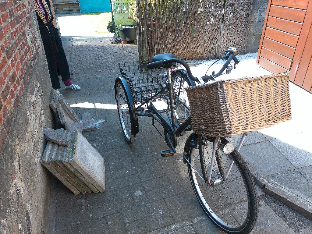 drie wieler, Ophalen