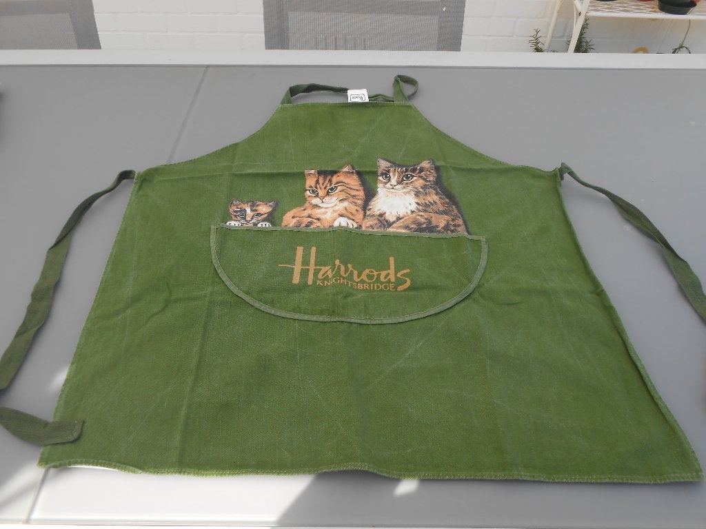 keukenschort Harrods Londen, Huis en Inrichting, Keuken | Textiel, Ophalen of Verzenden, Schort