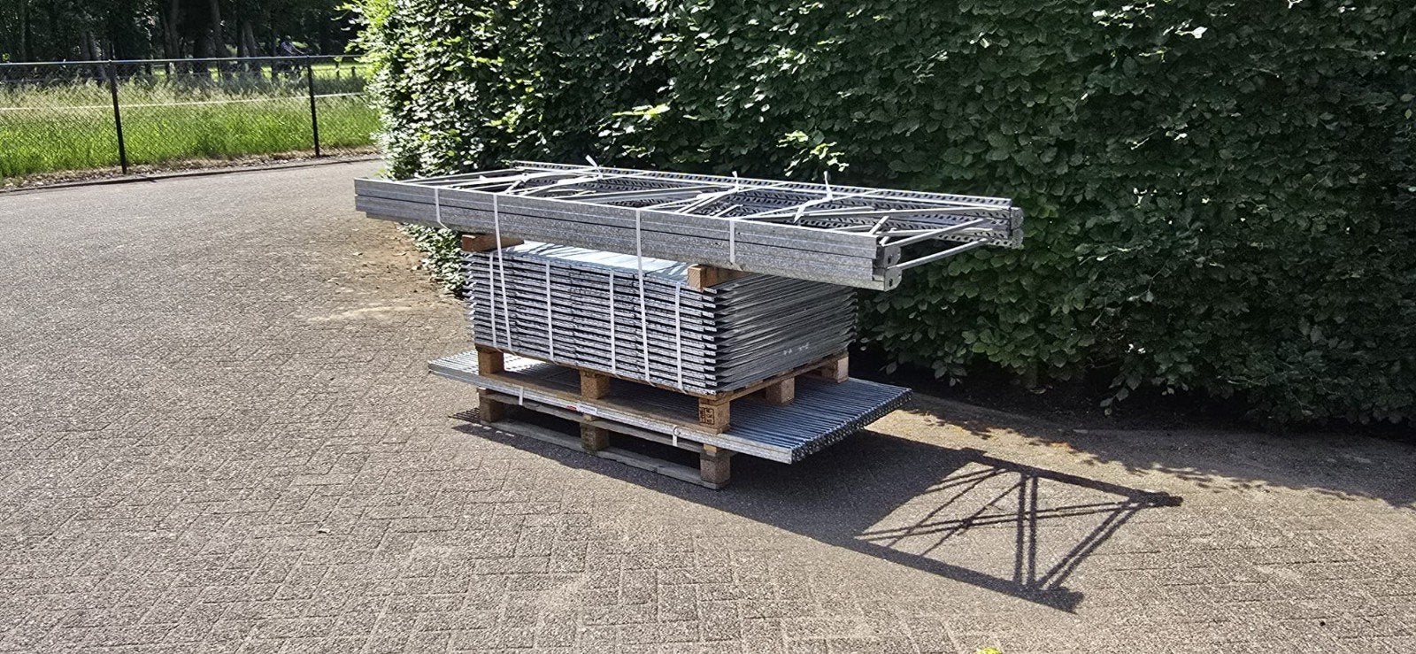 5,5 meter metalsistem legbordstelling , magazijnstelling, Zakelijke goederen, Kantoor en Winkelinrichting | Magazijn, Stelling en Opslag