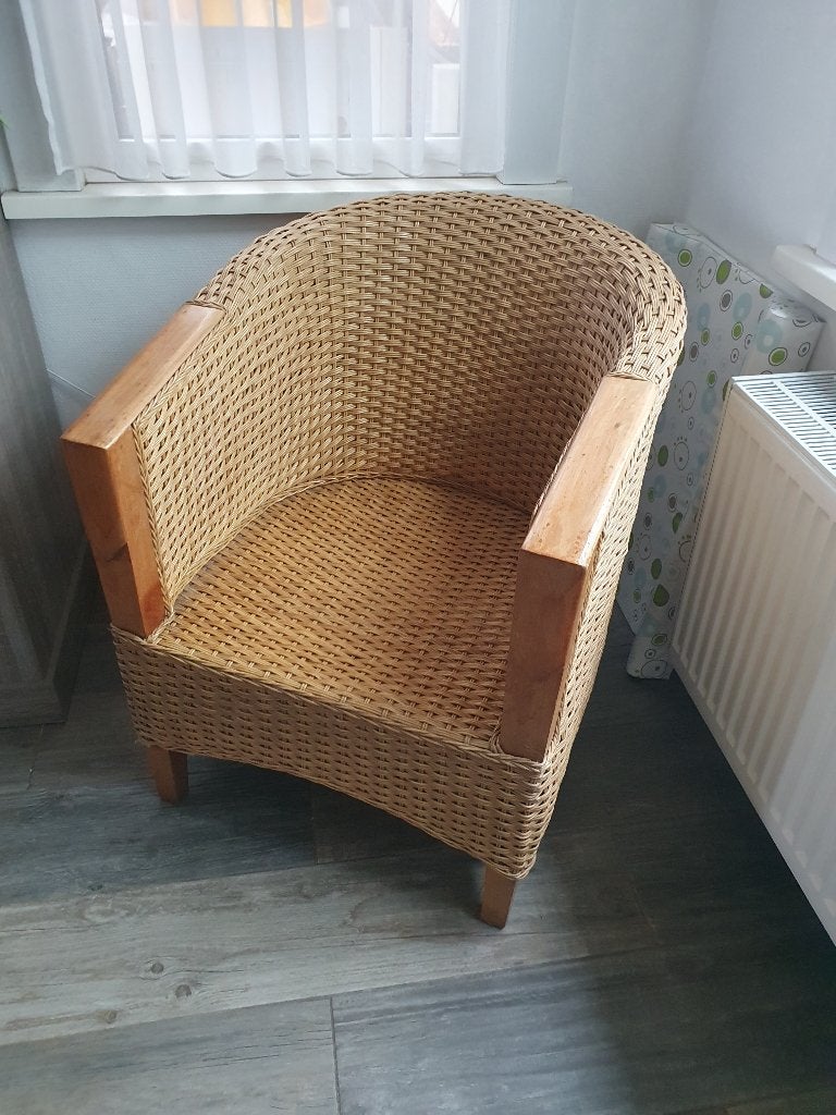 Rotan zetel, Osier ou Rotin, Banc droit, Enlèvement, Une personne