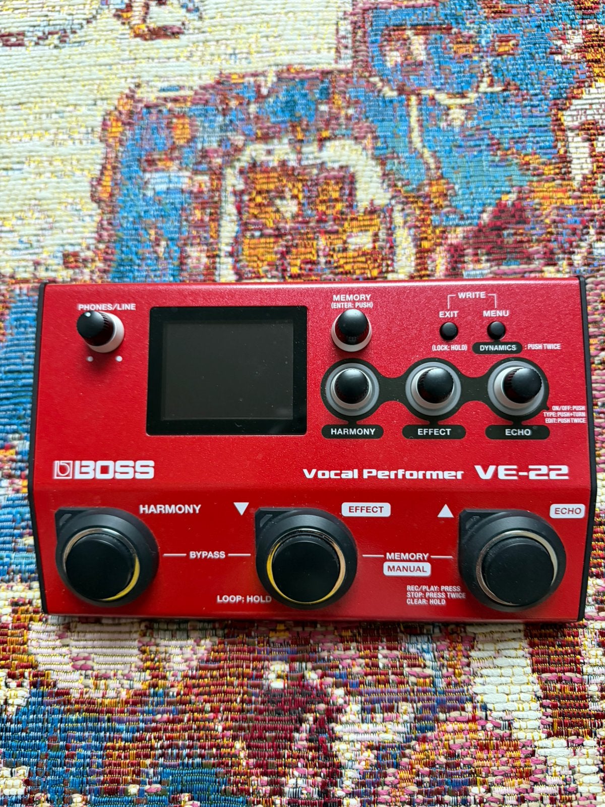 Boss VE-22 Vocal Performer, Muziek en Instrumenten, Effecten, Ophalen, Zo goed als nieuw, Delay of Echo