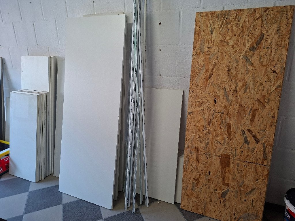 Legplanken en toebehoren, Doe-het-zelf en Bouw, Hout en Planken, Ophalen, Gebruikt, Overige houtsoorten, Plank
