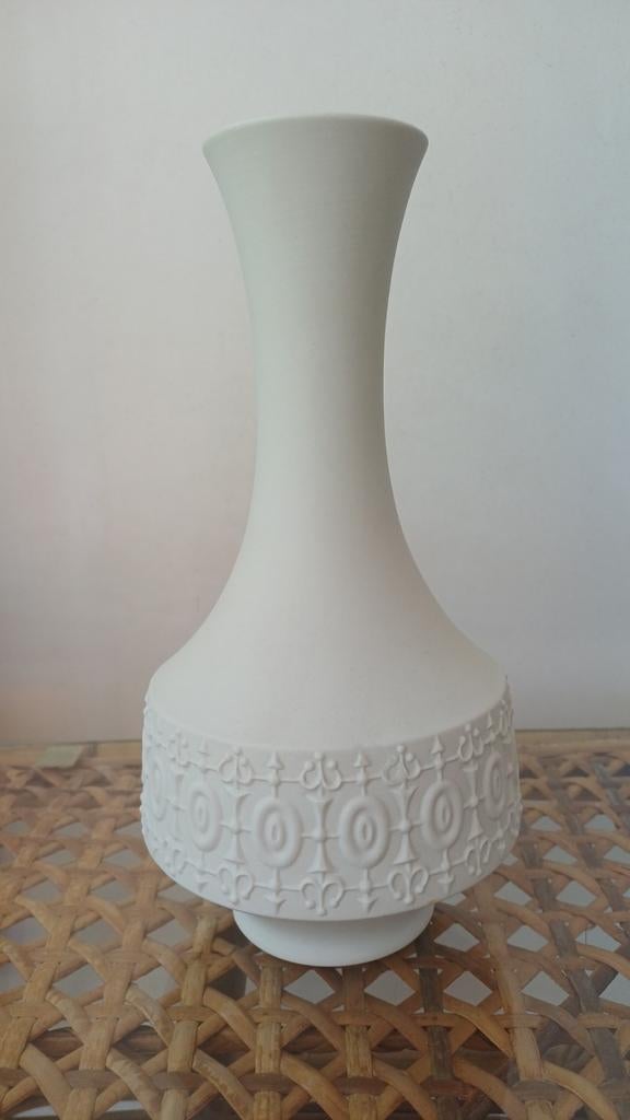 Vintage vaas, porselein, uniek. 25 cm, Ophalen