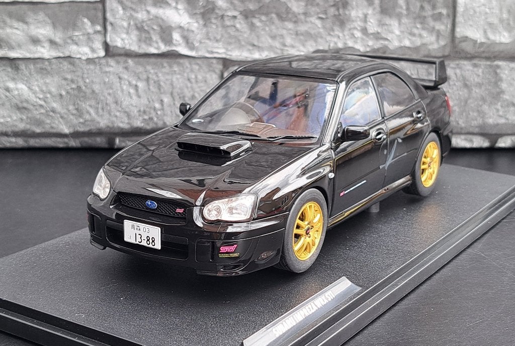 Subaru IMPREZA WRX STI JAVA BLACK PEARL 1/18ème, Enlèvement ou Envoi, Solido, Voiture, Solido