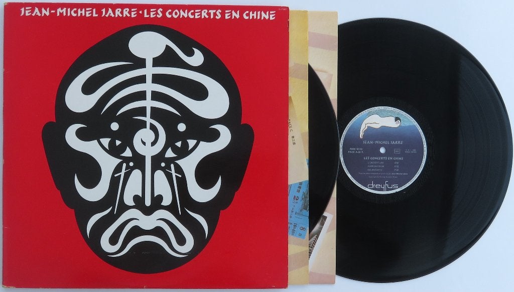 Jean Michel Jarre - Les Concerts en Chine. 2x LP, 12 pouces, Enlèvement ou Envoi, 1980 - 1989, Utilisé