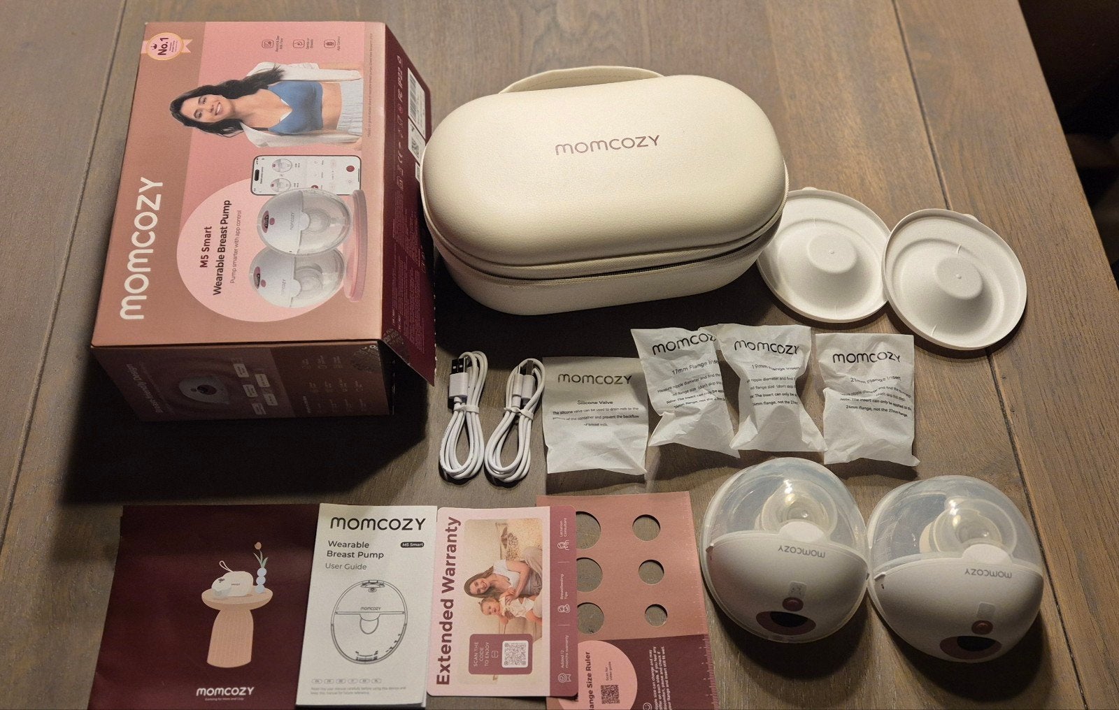 Momcozy M5 Borstkolf set + 120 melkzakjes + Avent compressen, Kinderen en Baby's, Ophalen, Overige merken, Borstkolf, Draadloos