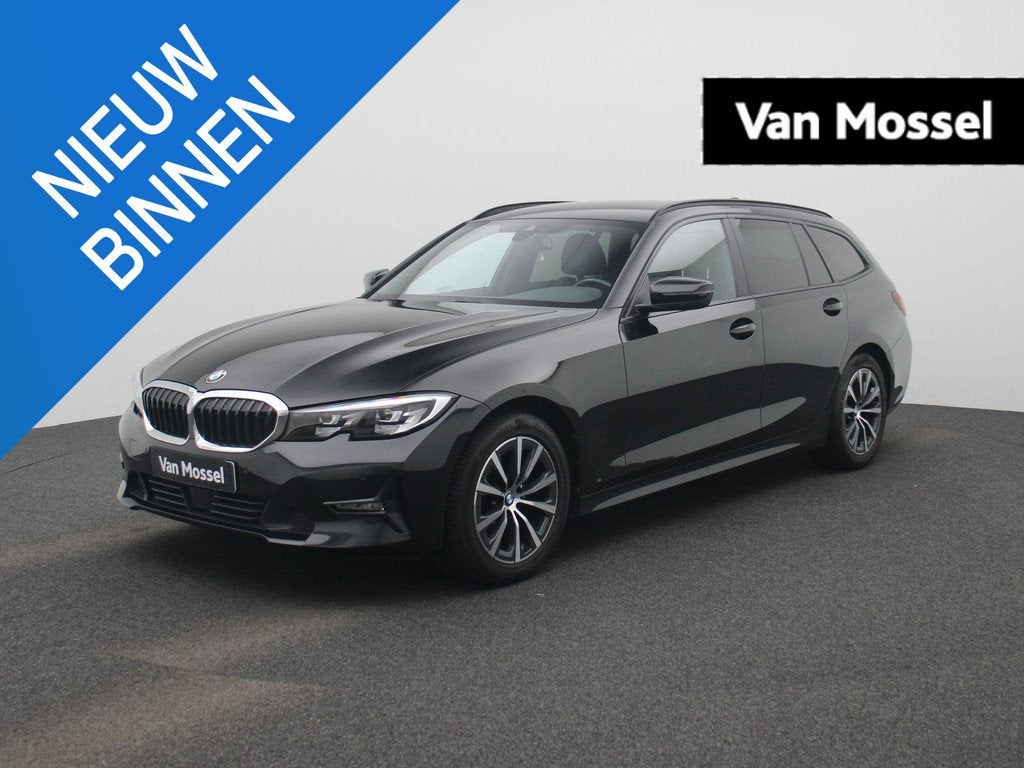 BMW 3 Serie Touring 318i (115 kW) (automatique), Autos, 1645 kg, Noir, 5 portes, Automatique
