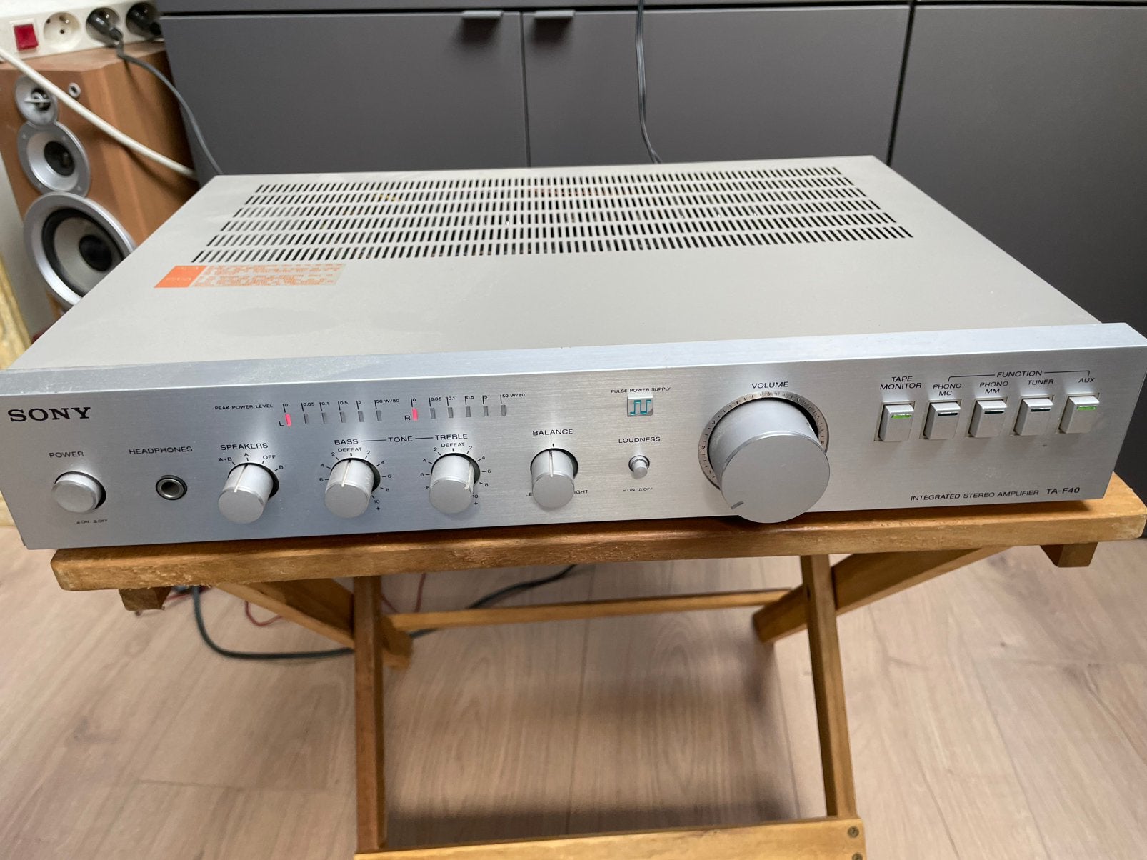 Versterker Sony TA F40, Audio, Tv en Foto, Ophalen of Verzenden, Zo goed als nieuw, Sony