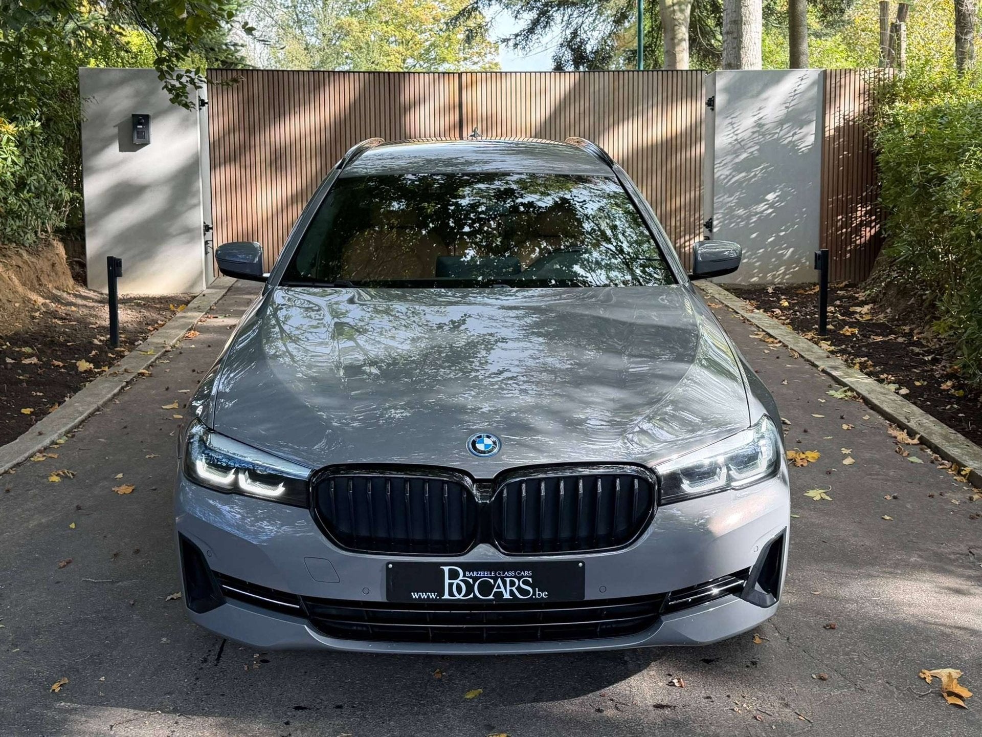BMW 520 Touring 520eA Led-Navi Prof-Cockpit Pro-Verw.Leer-20, Autos, Argent ou Gris, Entreprise, 5 portes, Automatique