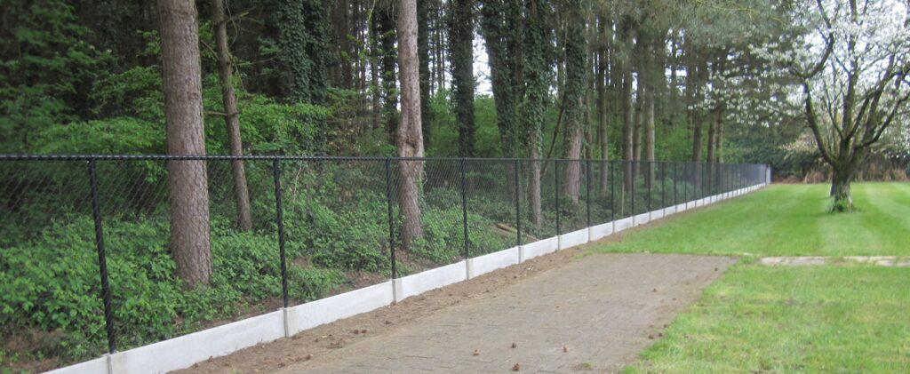 Betafence plasitor zwart met bovenbuis (zwart), Ophalen, Gebruikt