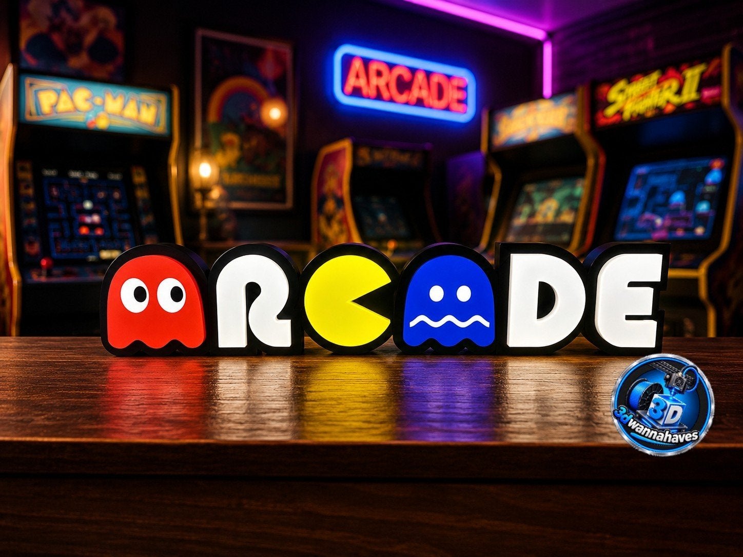 Cette magnifique boîte à lumière Arcade est un véritable inc, Collections, Enlèvement ou Envoi, Neuf