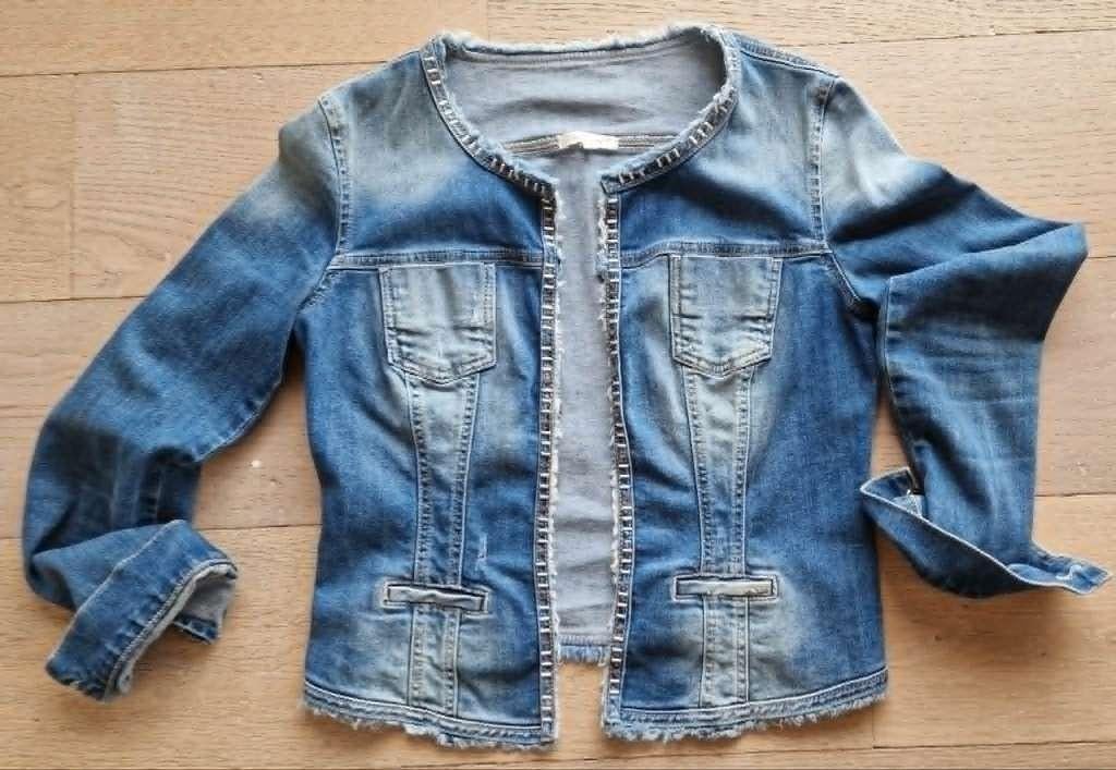 Jeansjasje van Kocca, Kleding | Dames, Maat 38/40 (M), Blauw, Kocca, Ophalen of Verzenden
