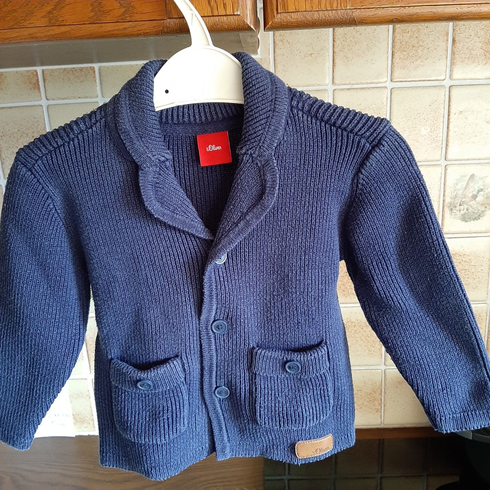 Gilet trui en broekje S.Oliver, Kinderen en Baby's, Babykleding | Maat 80, Ophalen, Broekje