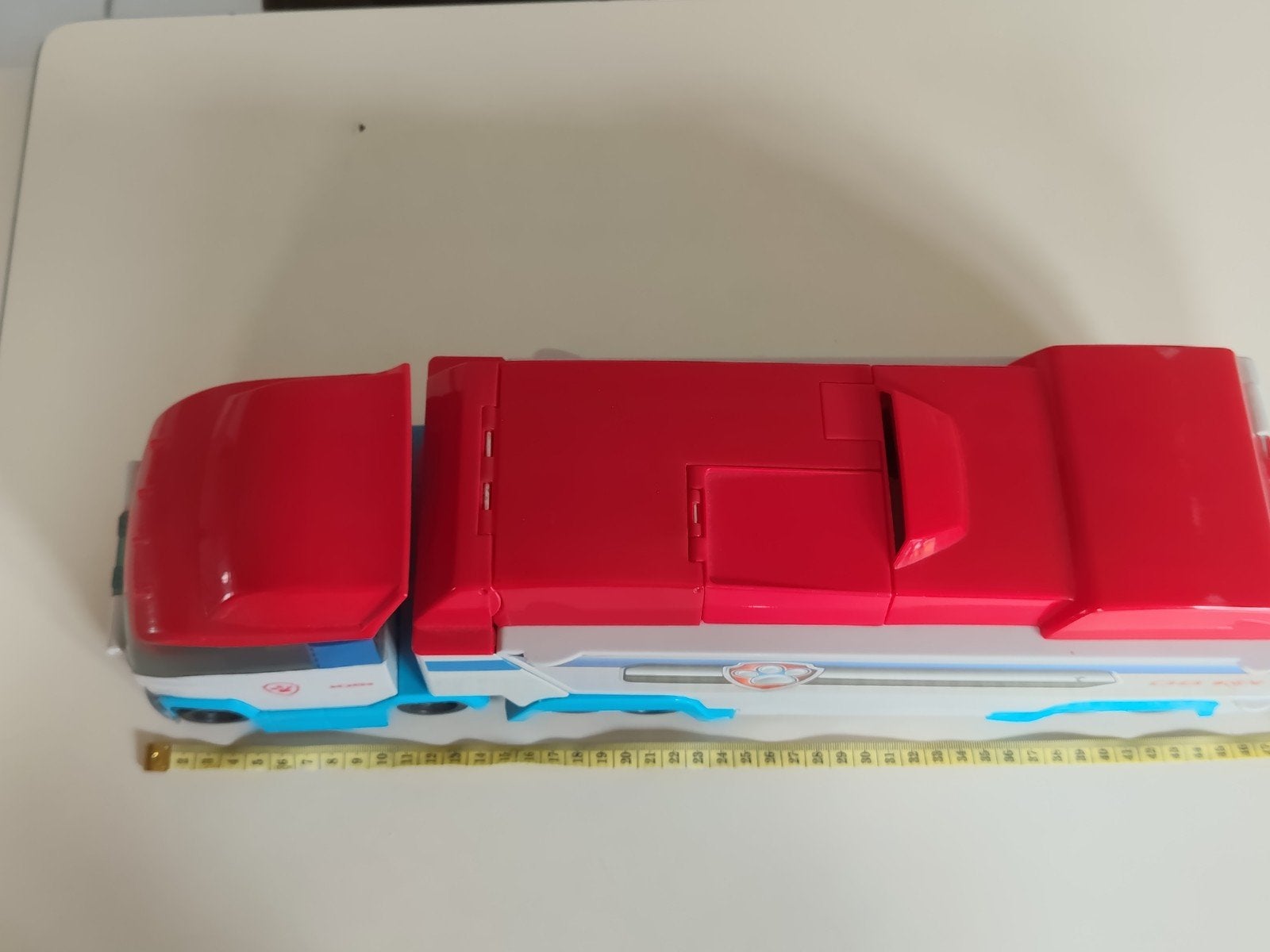 Paw patrol grote uitklapbare vrachtwagen, Ophalen