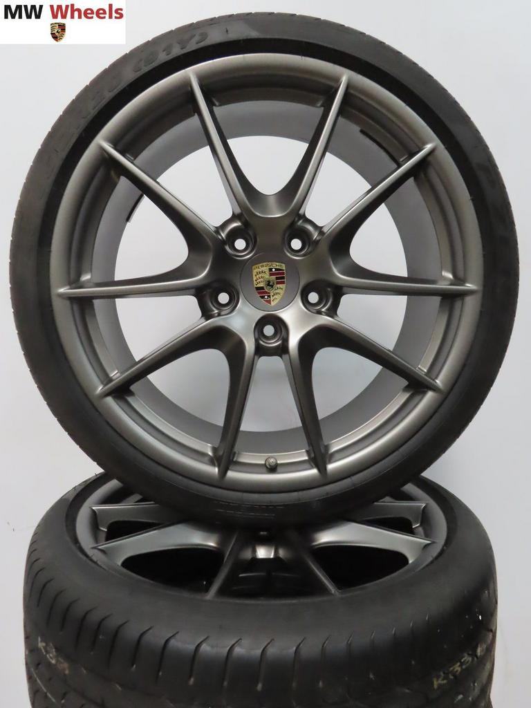 Originele Porsche 911 991 4 S 20 inch velgen zomerbanden, Pneus et Jantes, 245 mm, Véhicule de tourisme, Pneus été