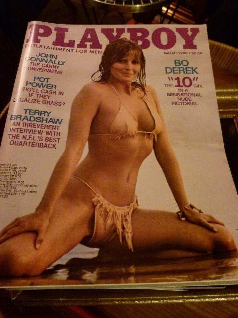 vintage playboy Bo Derek 1980 magazine maart 1980, Enlèvement, 1980 à nos jours, Journal ou Magazine