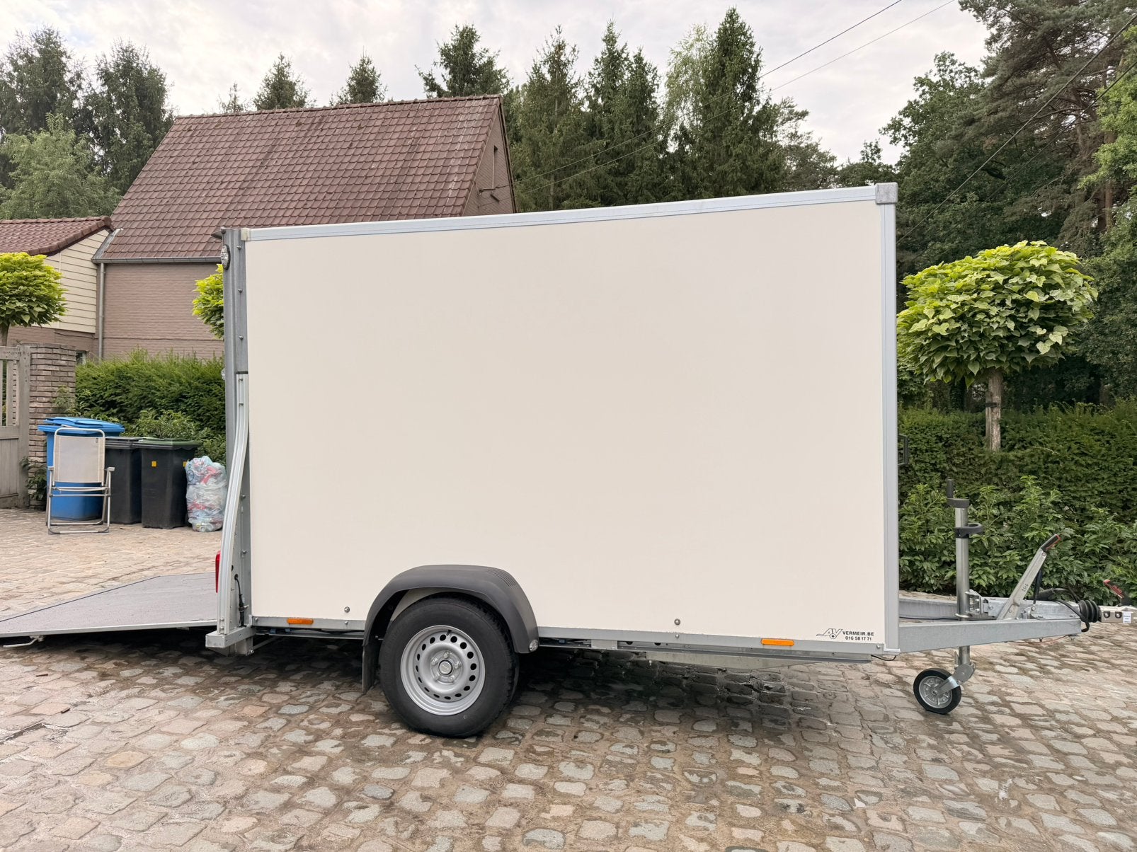 Sirius geremde aanhangwagen enkelas (BTW), Auto diversen, Aanhangers en Bagagewagens, Ophalen of Verzenden, Zo goed als nieuw