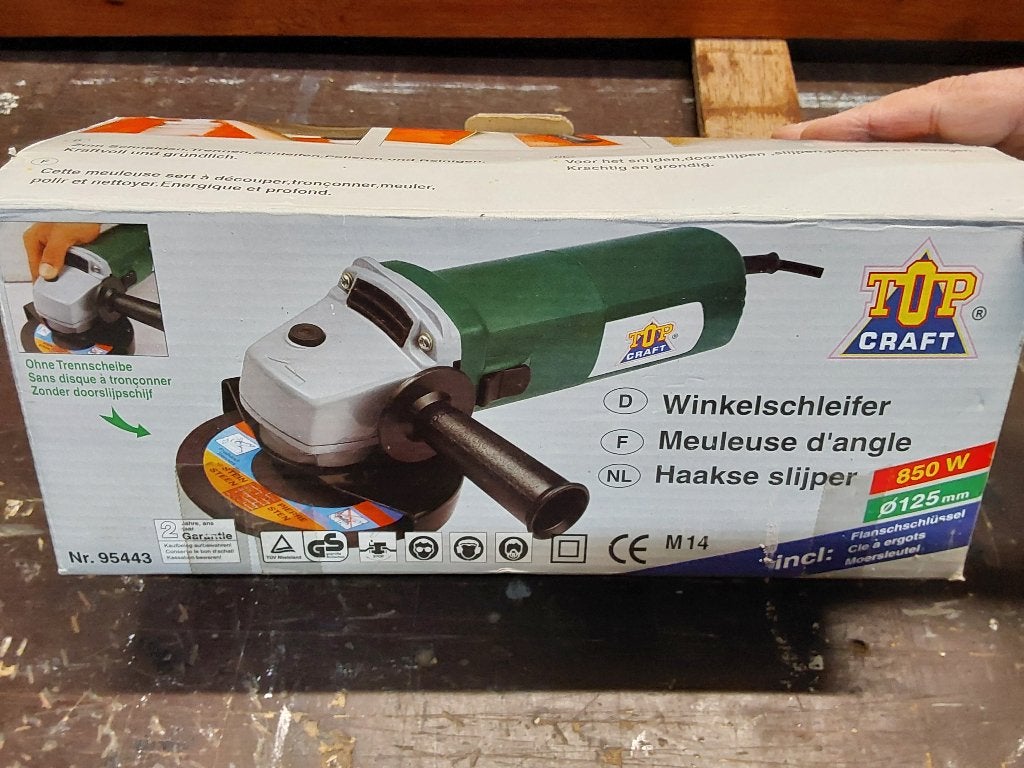 Slijpschijf, Doe-het-zelf en Bouw, Gereedschap | Slijpmachines, Ophalen, Gebruikt, 700 tot 1000 watt, Rechte handslijpmachine