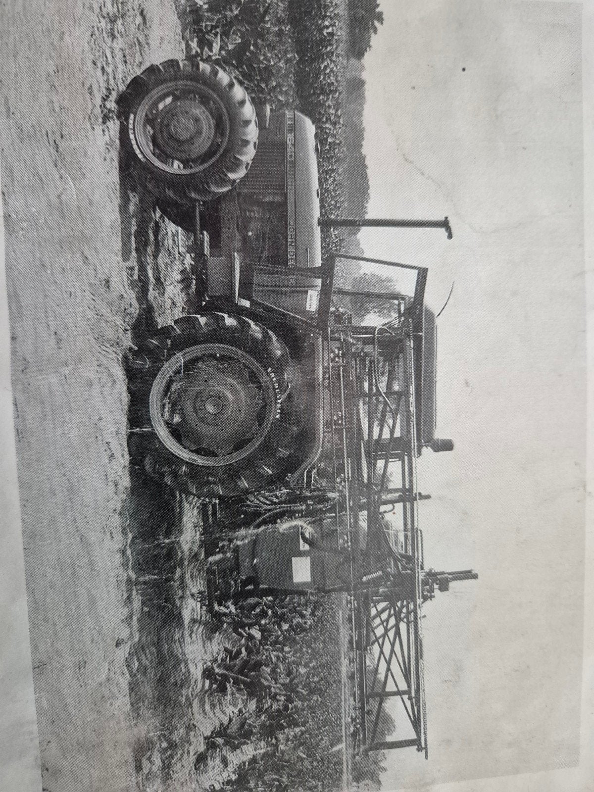 Spuitmachine douven, Ophalen