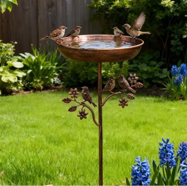 tuin vogelbadje, Dieren en Toebehoren, Vogels | Toebehoren, Ophalen of Verzenden, Nieuw, Eten en Drinken