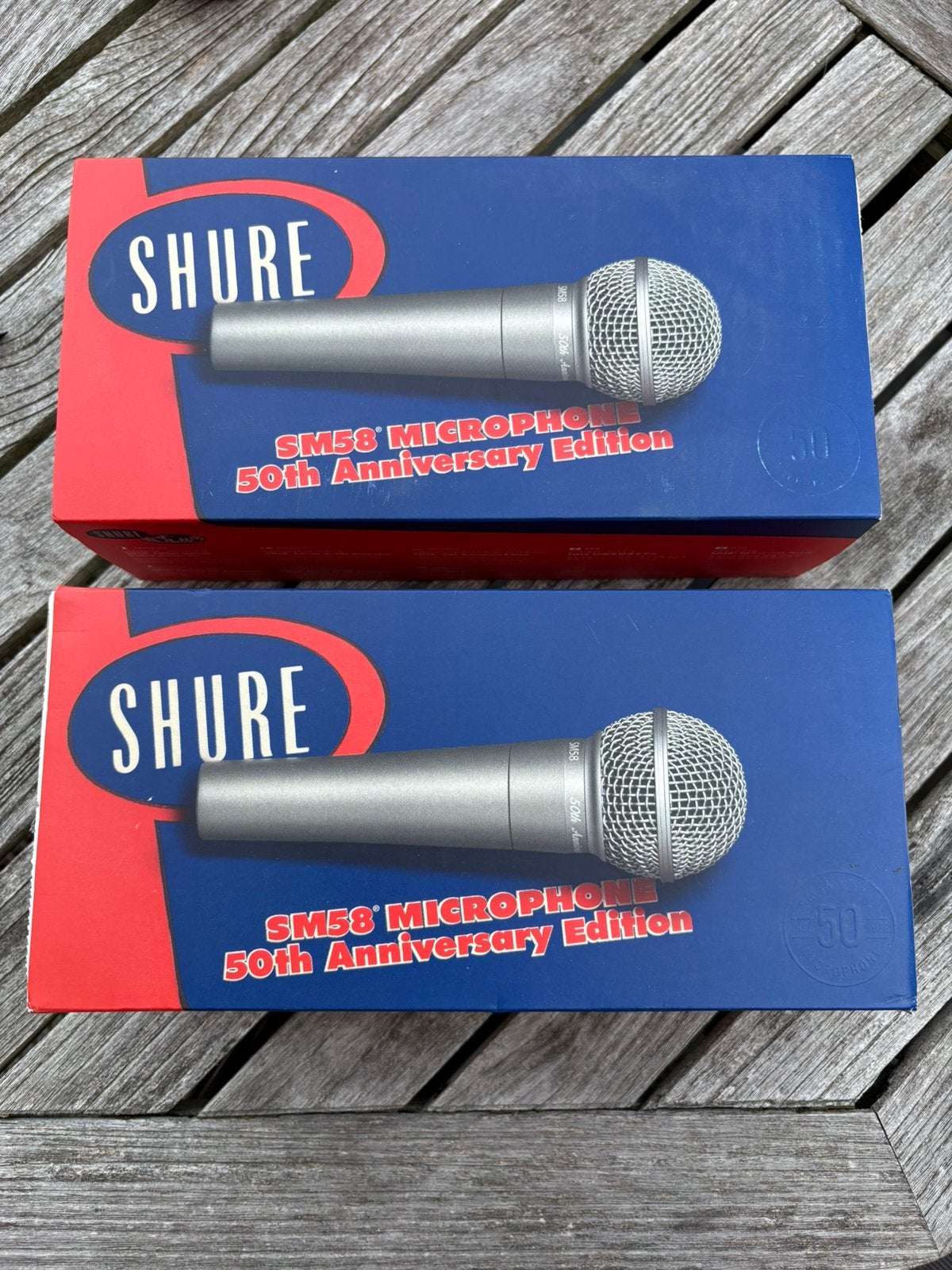 Shure SM58 - 50 anniversair versie, Muziek en Instrumenten, Microfoons, Ophalen, Nieuw