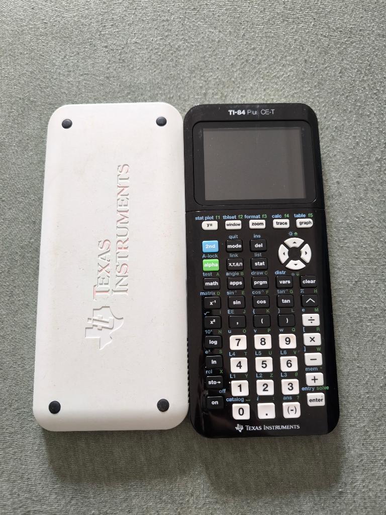 Ti 84 Plus CE-T rekenmachine, Ophalen of Verzenden, Grafische rekenmachine, Zo goed als nieuw
